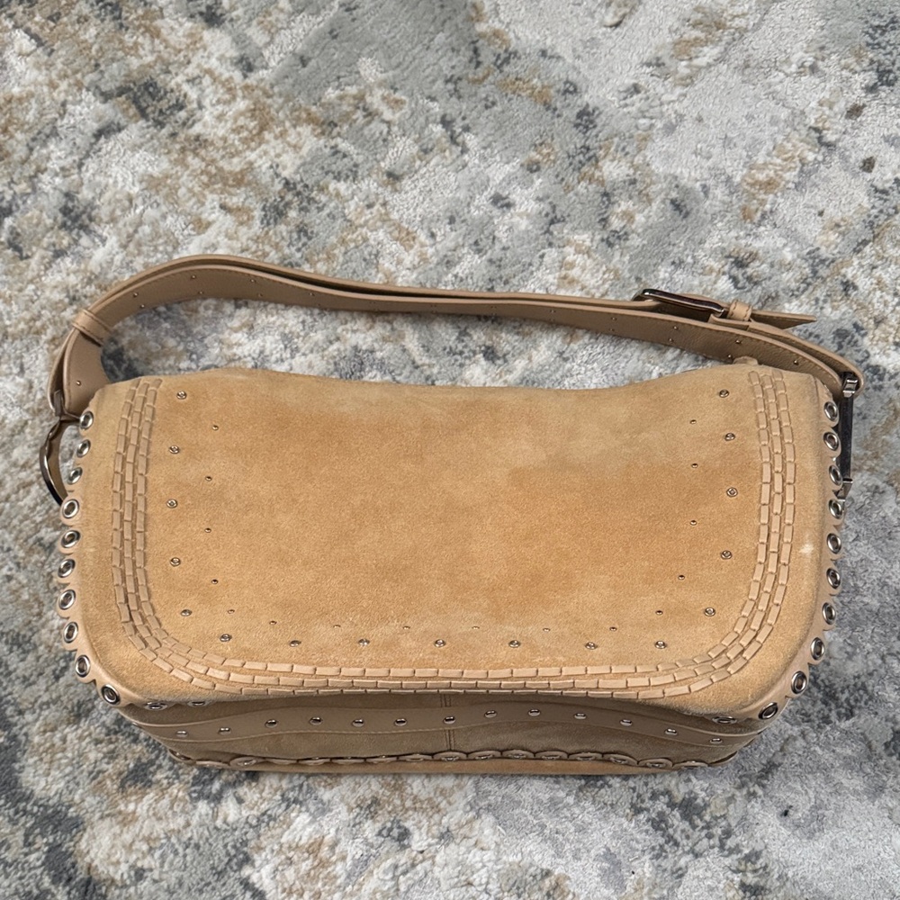 Suede Dior purse